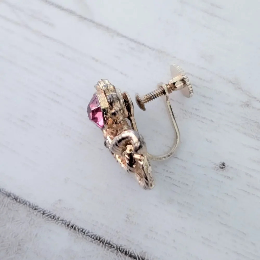 Vintage screw earrings